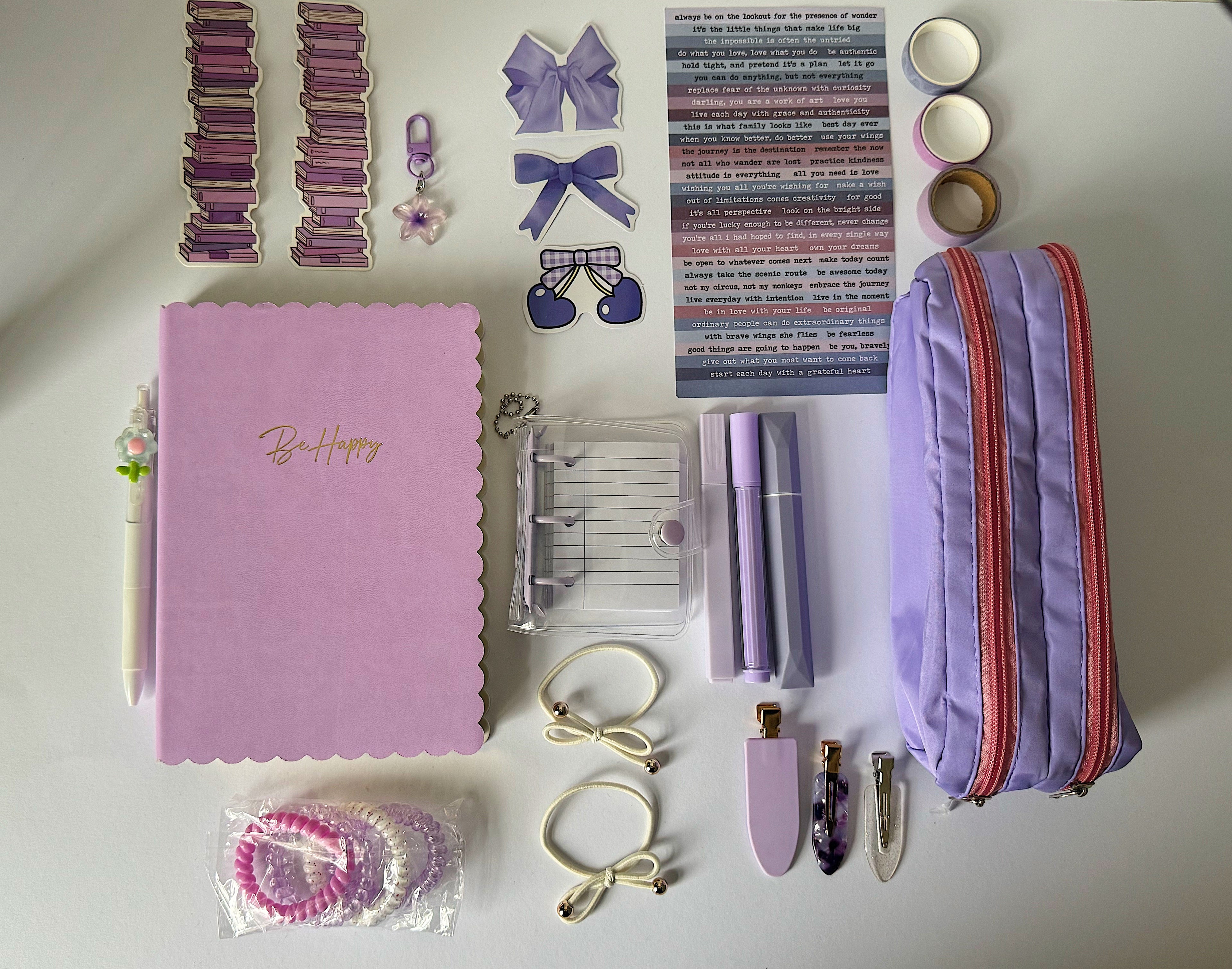 💜 Lavender Stationery Box